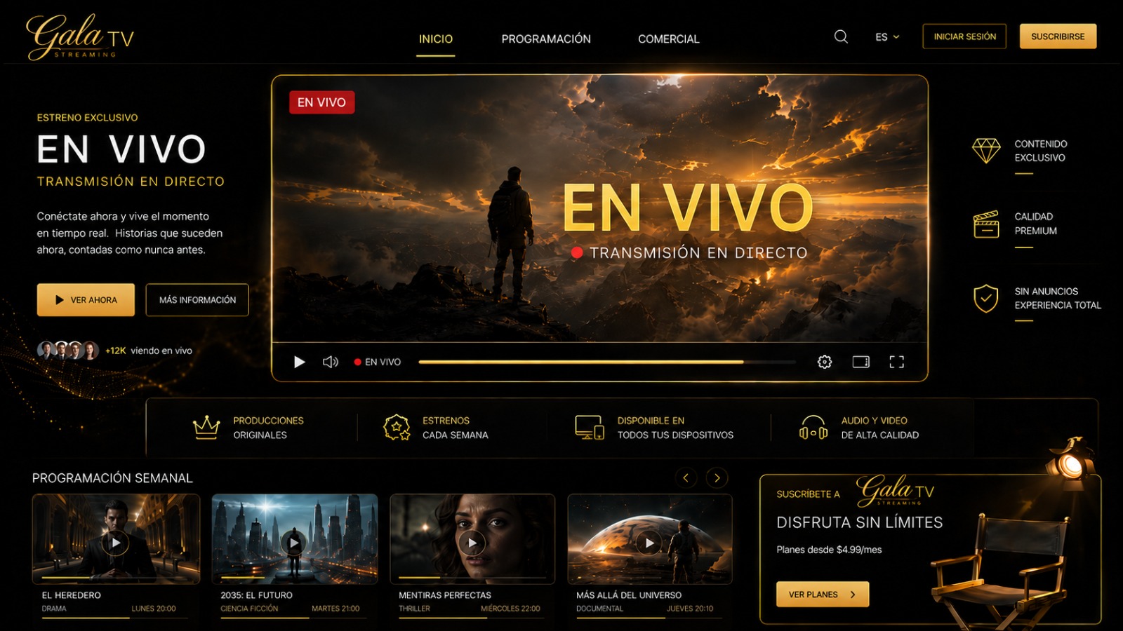 Transmisión en vivo